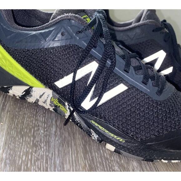 New Balance Minimuus Vibram Rapid Rebound Mens Size 8 MX40OD1 Black Green Shoes - Picture 2 of 11